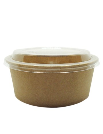 Ensaladera de cartón kraft sin tapa 2