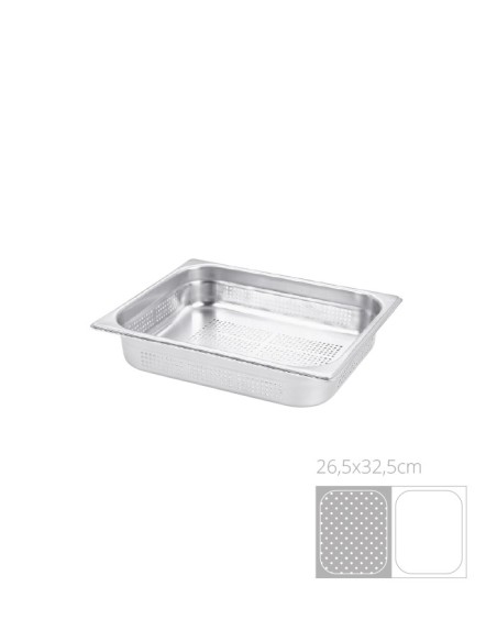 Cubeta perforada GN1/2 acero inox