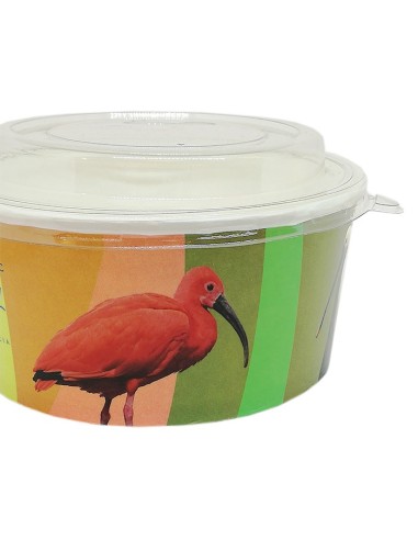 Tapa de la ensaladera de kraft