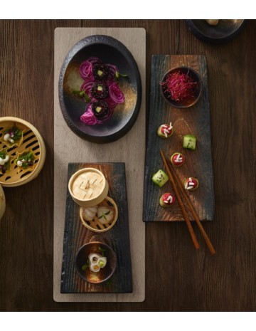 Bandeja 28x16cm "TERRA" (2uds) 2