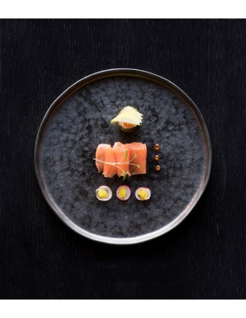 Plato llano metal Ø27cm "LAGOA" (6uds) 2