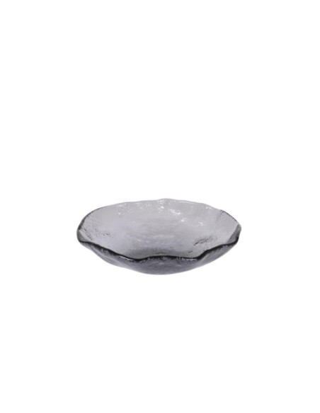 Bol negro Ø20x6cm "MURANO" (6uds)