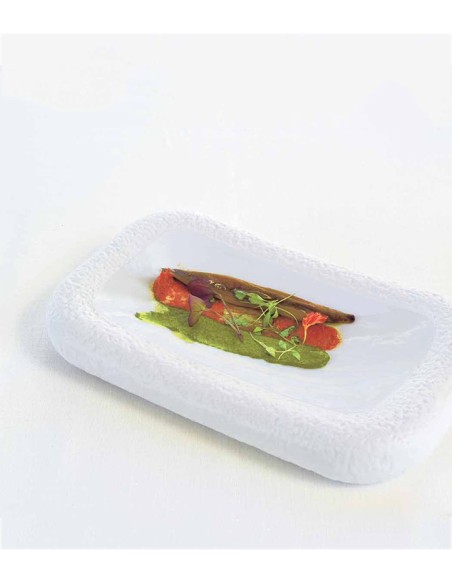Bandeja rectangular 30x15x4cm "CANTABRO" (3uds)