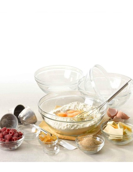 Set de 4 bols apilables 70cl 7,5x3cm "LYS" (24uds)