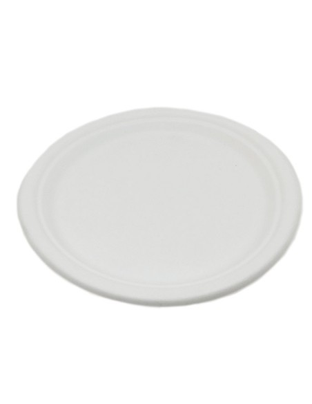 Plato fibra moldeada