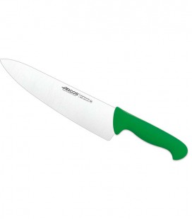 Cuchillo cocinero 25cm verde (1ud)