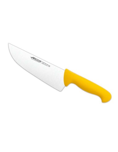 Cuchillo carnicero 20cm amarillo (1ud)