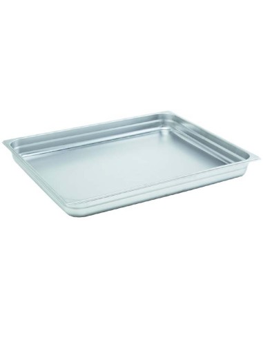 Cubeta inox GN 2/1 6,5cm 19,2l (6uds)