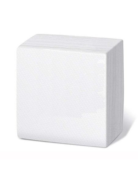 Servilleta 100% Pasta 1C 30x30 blanca (36x200Uds)