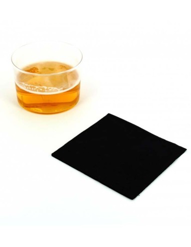 Servilleta 100% Pasta 2C 20x20 negra (6000Uds)