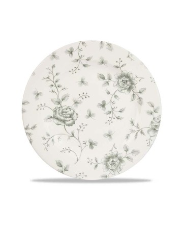 Plato chintz 21cm "Vintage Prints Grey Rose" (6uds)