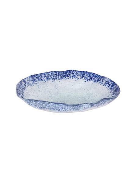 Ensaladera cobalto Ø25x5cm "MURANO" (4uds)