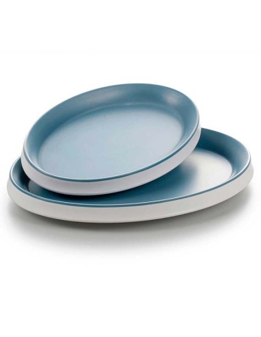 Fuente oval Melamina 23x16,5x3cm Versátil (1Ud)
