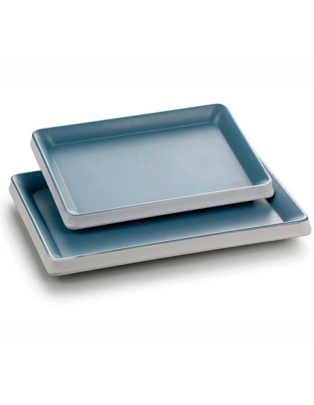 Bandeja rectangular Melamina 33,5x13x3cm Versátil (1Ud)