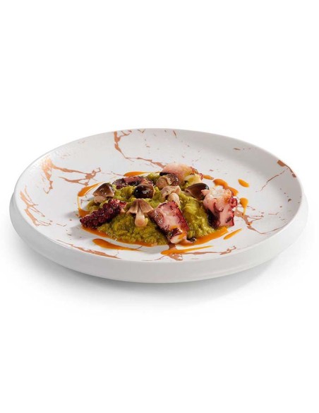 Plato llano Melamina 32x4cm Golden (1Uds)