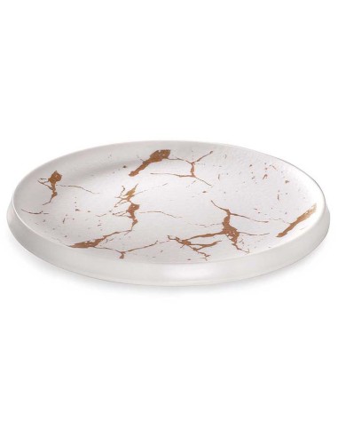 Plato llano Melamina 32x4cm Golden (1Uds)