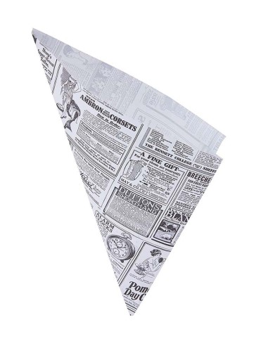 Cono de papel 29,5x21cm 250gr (250Uds)