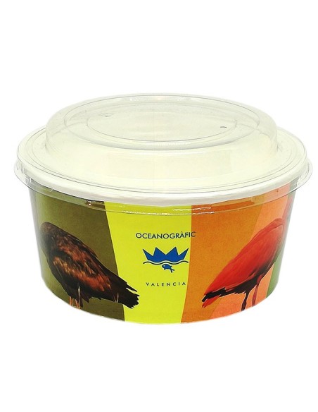 Ensaladera Kraft con Tapa 750ml (250uds)