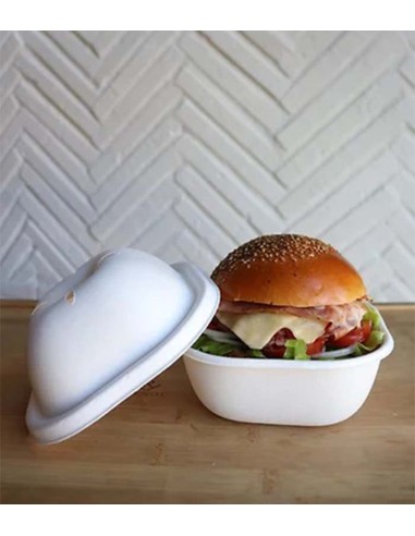 Envase EKO Burger Box 15x15x10,5 (25Uds)