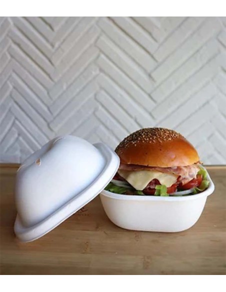 Envase EKO Burger Box 15x15x10,5 (25Uds)