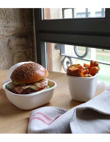 Envase EKO Burger Side 10x10x9,5 (25Uds)