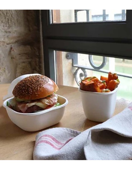 Envase EKO Burger Side 10x10x9,5 (25Uds)
