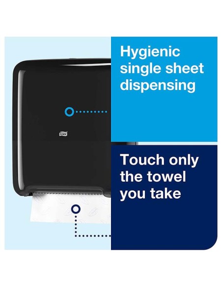 Dispensador Bobina en rollo Negro SCA H1