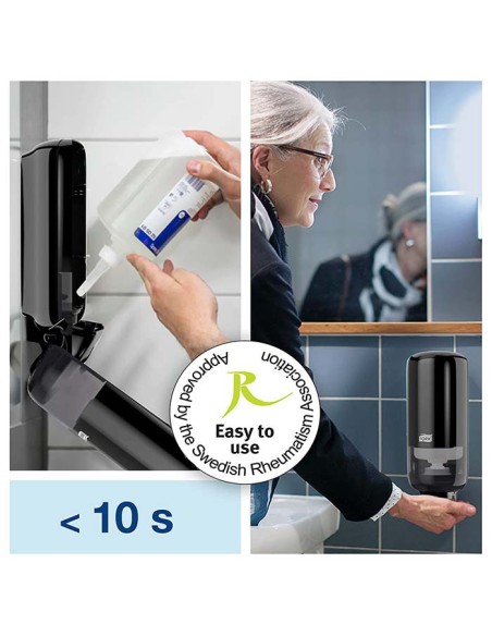 Dispensador jabón espuma sin sensor Elevation Negro SCA S4