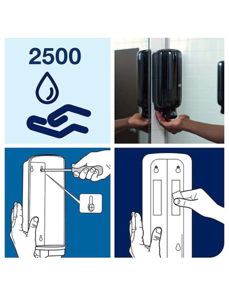 Dispensador jabón espuma sin sensor Elevation Negro SCA S4