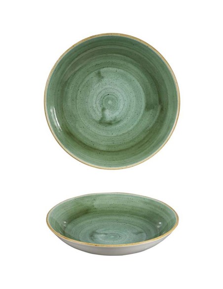 Bol coupe Ø24,8 verde “STONECAST” (12Uds)