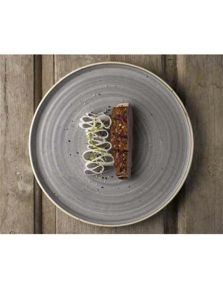 Plato coupe papercorn gris Ø21,7 (12Uds)