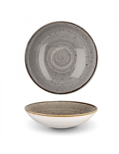 Bol coupe Ø24,8 gris “STONECAST” (12Uds)