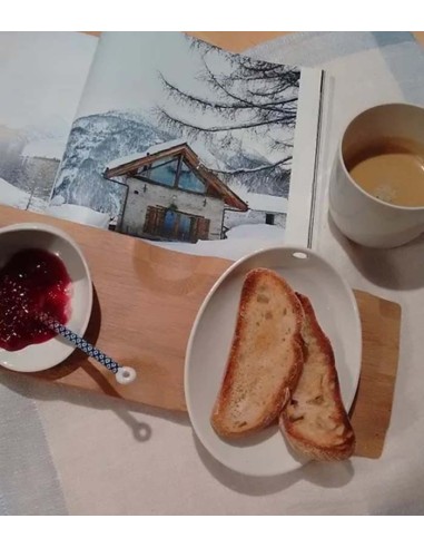 Plato Jomon S blanco 14x11x4cm (6Uds)