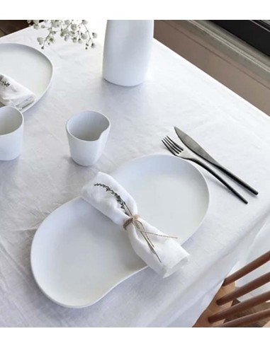 Plato llano vidriado Jelly 37,5x19x2cm (4Uds)