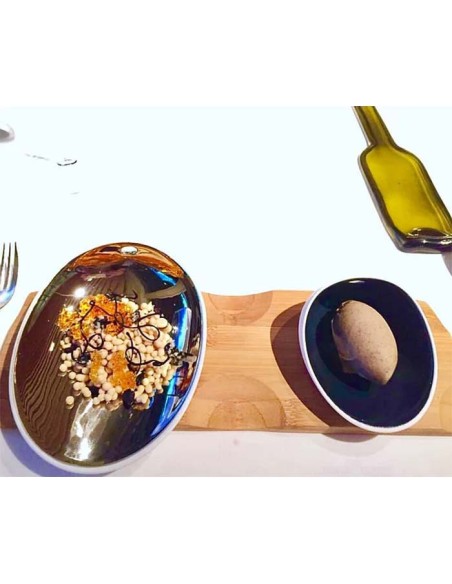 Bol mini negro Jomon 10x8x5cm (6Uds)