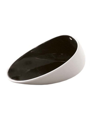 Bol negro L Jomon 18x14x9cm (4Uds)