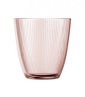Vaso rosa alto 31cl Stripy (6Uds)