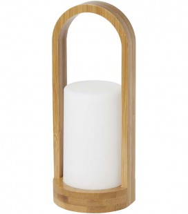 Lámpara LED Easy Cristal/Bambú (4Uds)