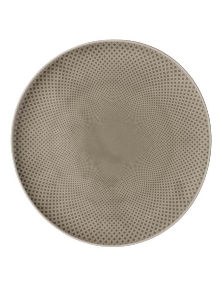 Plato llano gris perla 32cm Junto