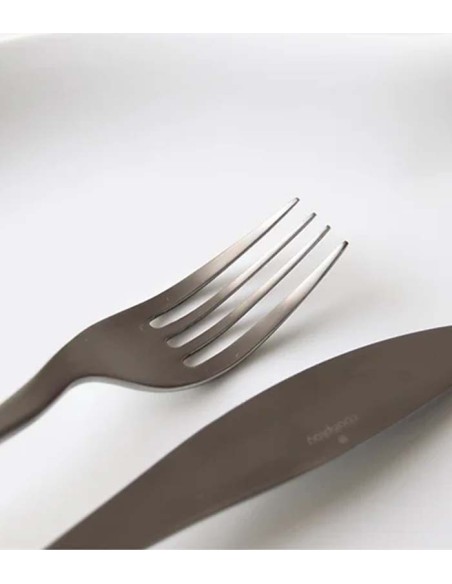 Tenedor plata mate Rama (12Uds)