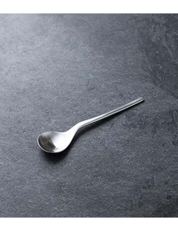 Cuchara postre plata mate Rama (12Uds) 2