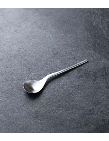 Cuchara postre plata mate Rama (12Uds)