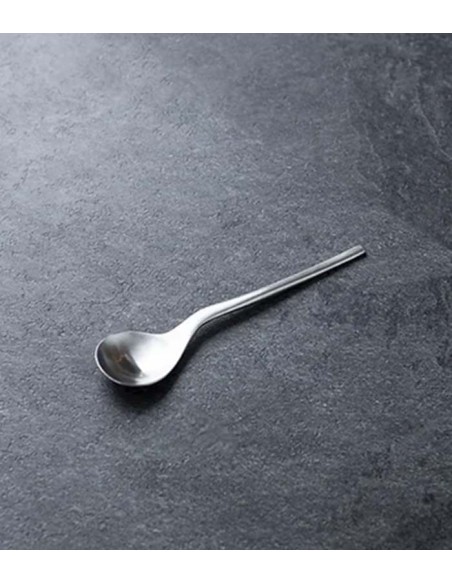 Cuchara postre plata mate Rama (12Uds)