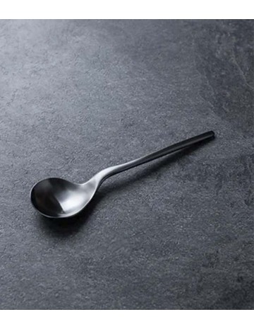 Cuchara negro mate Rama (12Uds) 2