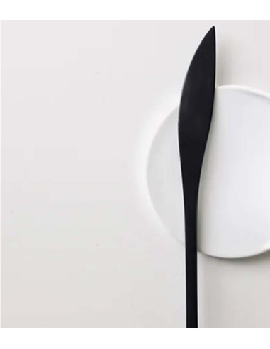 Cuchilklo negro mate Rama (12Uds)