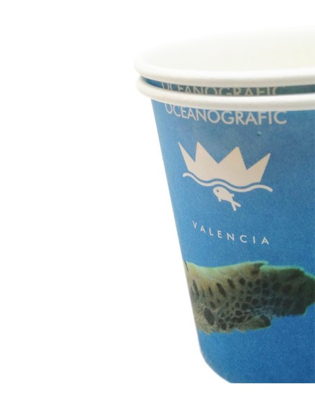 Vaso de cartón kraft 120ml (1000Uds)