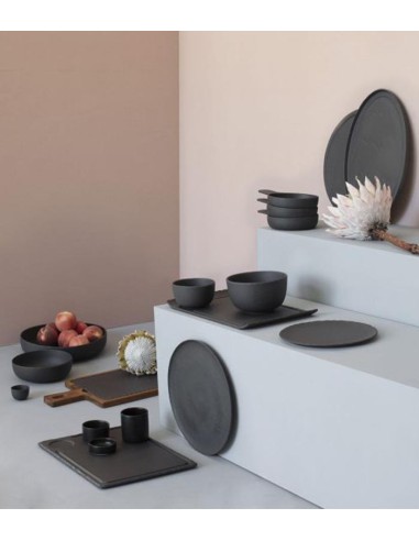 Bandeja rectangular blanca Basalt 30x20 (6Uds)