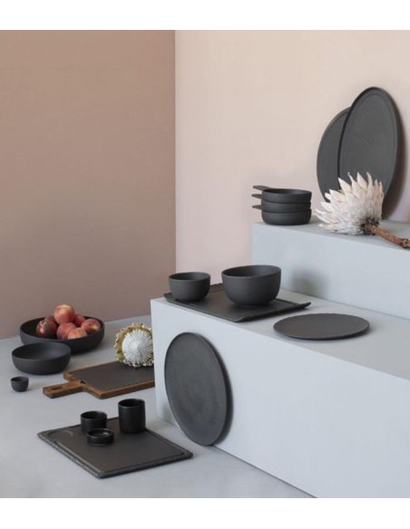 Bandeja rectangular blanca Basalt 30x20 (6Uds)