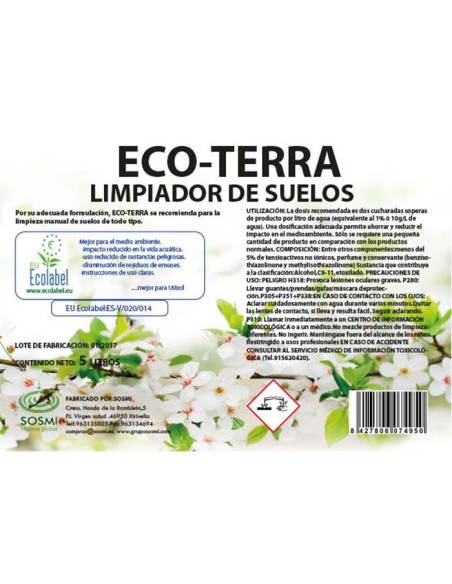 Fregasuelos Ecolabel Eco Terra Mubox 5L