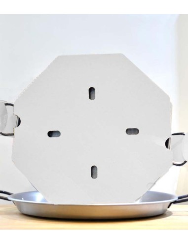 Cajas porta paella microcanal blanco